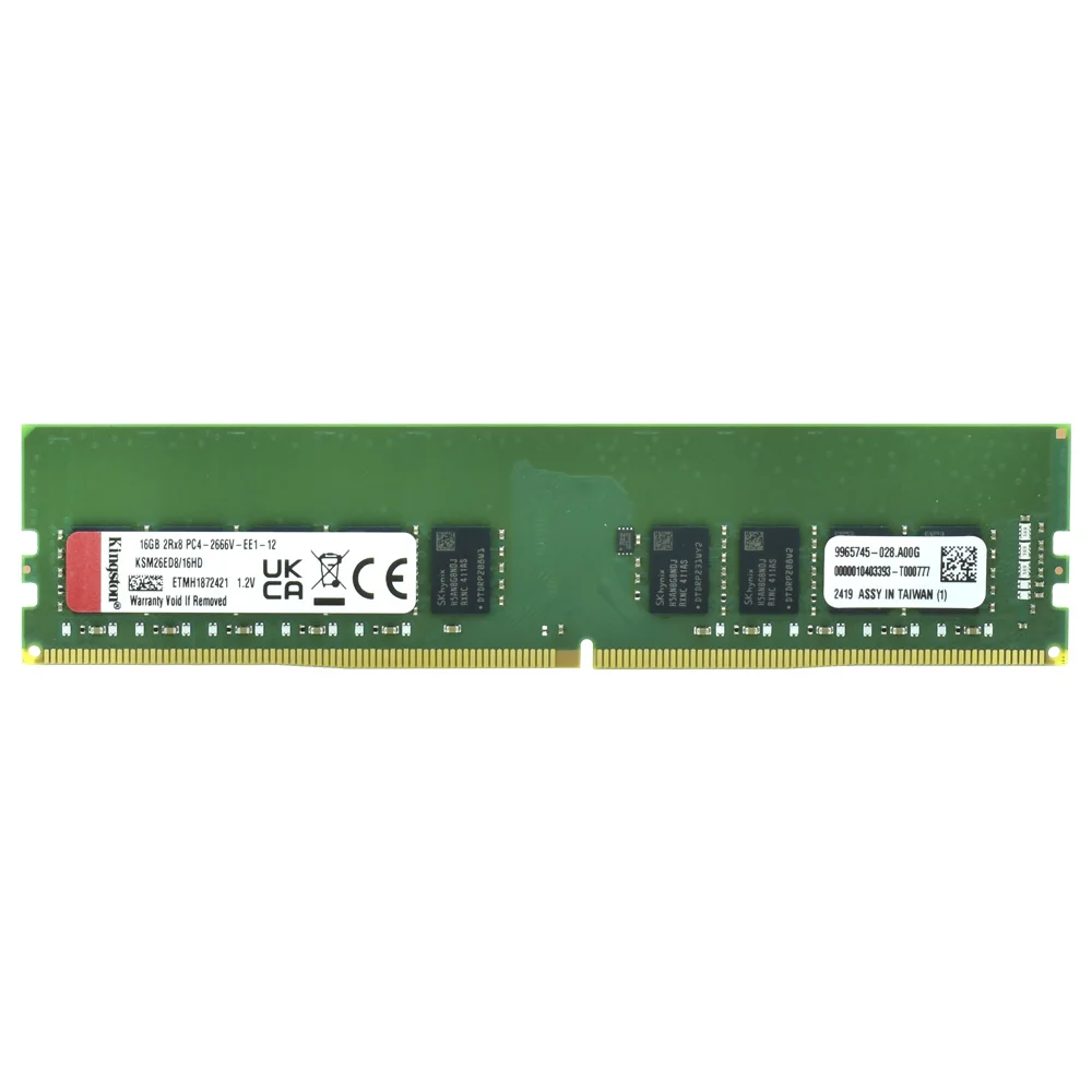 Memoria Servidor Kingston 16GB 2666mhz DDR4