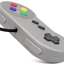 Controle USB Super Nintendo Snes Joystick, Windows, Mac, Linux , Altomex - Cinza