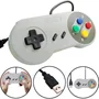 Controle USB Super Nintendo Snes Joystick, Windows, Mac, Linux , Altomex - Cinza