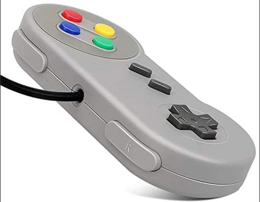 Controle USB Super Nintendo Snes Joystick, Windows, Mac, Linux , Altomex - Cinza Controle USB Super Nintendo Snes Joystick, Windows, Mac, Linux , Altomex - Cinza