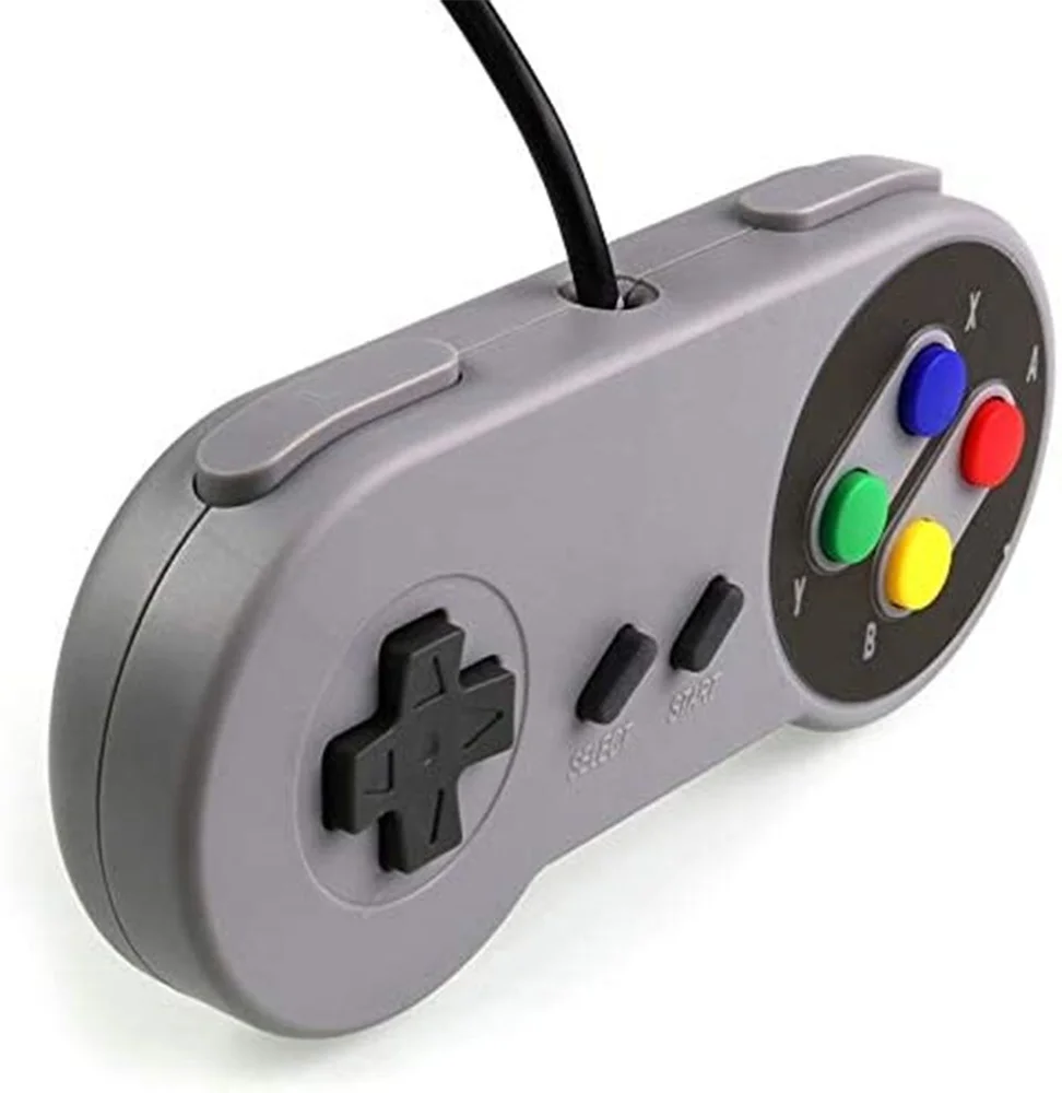 Controle USB Super Nintendo Snes Joystick, Windows, Mac, Linux , Altomex - Cinza Controle USB Super Nintendo Snes Joystick, Windows, Mac, Linux , Altomex - Cinza