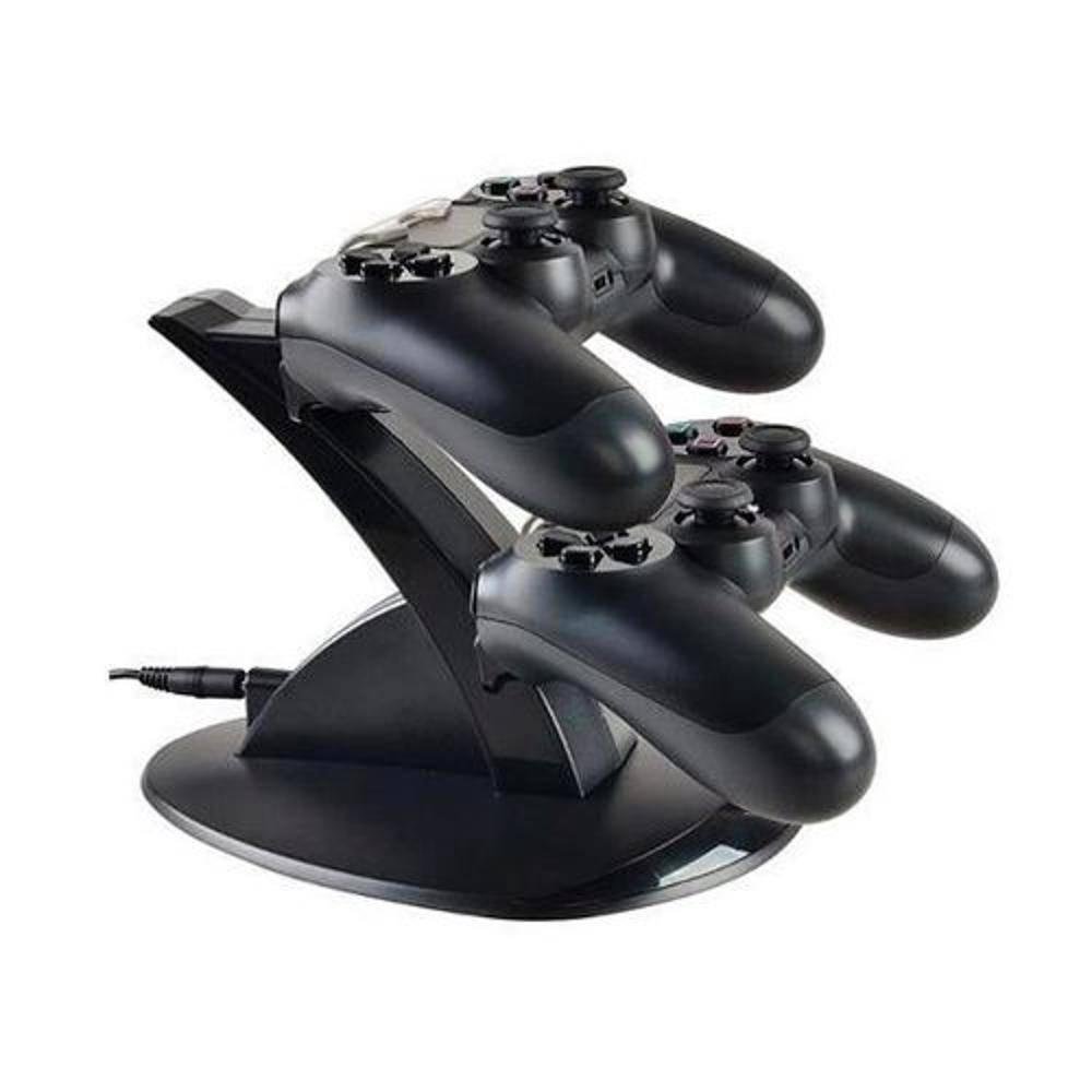 Carregador Oivo Controle Ps4 Duplo Com Indicador De Led