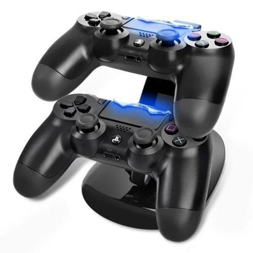 Carregador Oivo Controle Ps4 Duplo Com Indicador De Led