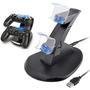 Carregador Oivo Controle Ps4 Duplo Com Indicador De Led