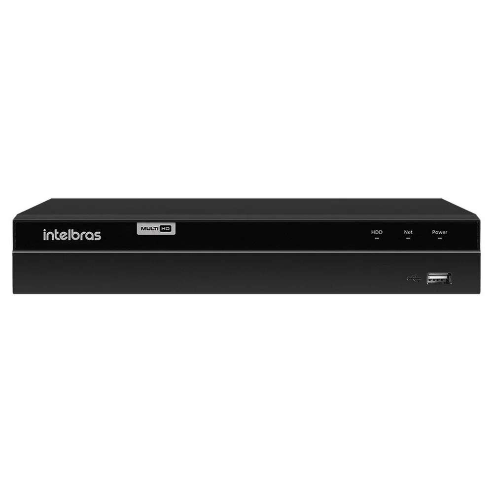 Kit 2 Câmeras Bullet Hd 720p Vhl 1120 B Infra 20m Dvr Gravador De Video Intelbras Mhdx 1204 4 Canais
