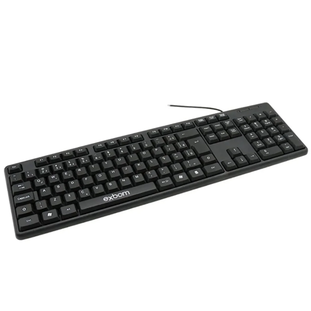 Teclado Homeoffice/escritório Usb Abnt2 Standard Exbom Bk103 Teclado Homeoffice/escritório Usb Abnt2 Standard Exbom Bk103