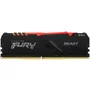 Memória Kingston Fury Beast, RGB, 16GB, 3200MHz, DDR4, CL16 - KF432C16BBA/16