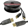 Cabo Displayport 1.4 Fibra Óptica De 10 Metros - 8k 60hz