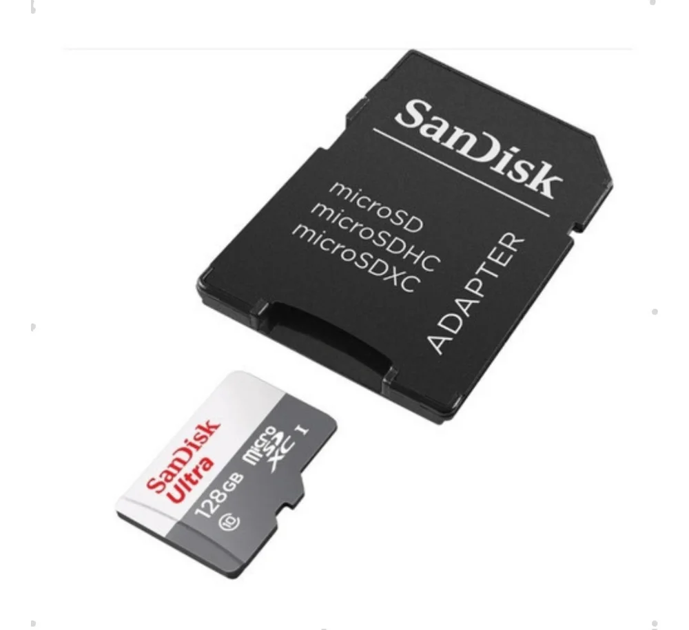 Cartão De Memória SanDisk, 128GB, MicroSD Classe 10, 100MB/s Ultra - Sdsqunr-128g-Gn3ma
