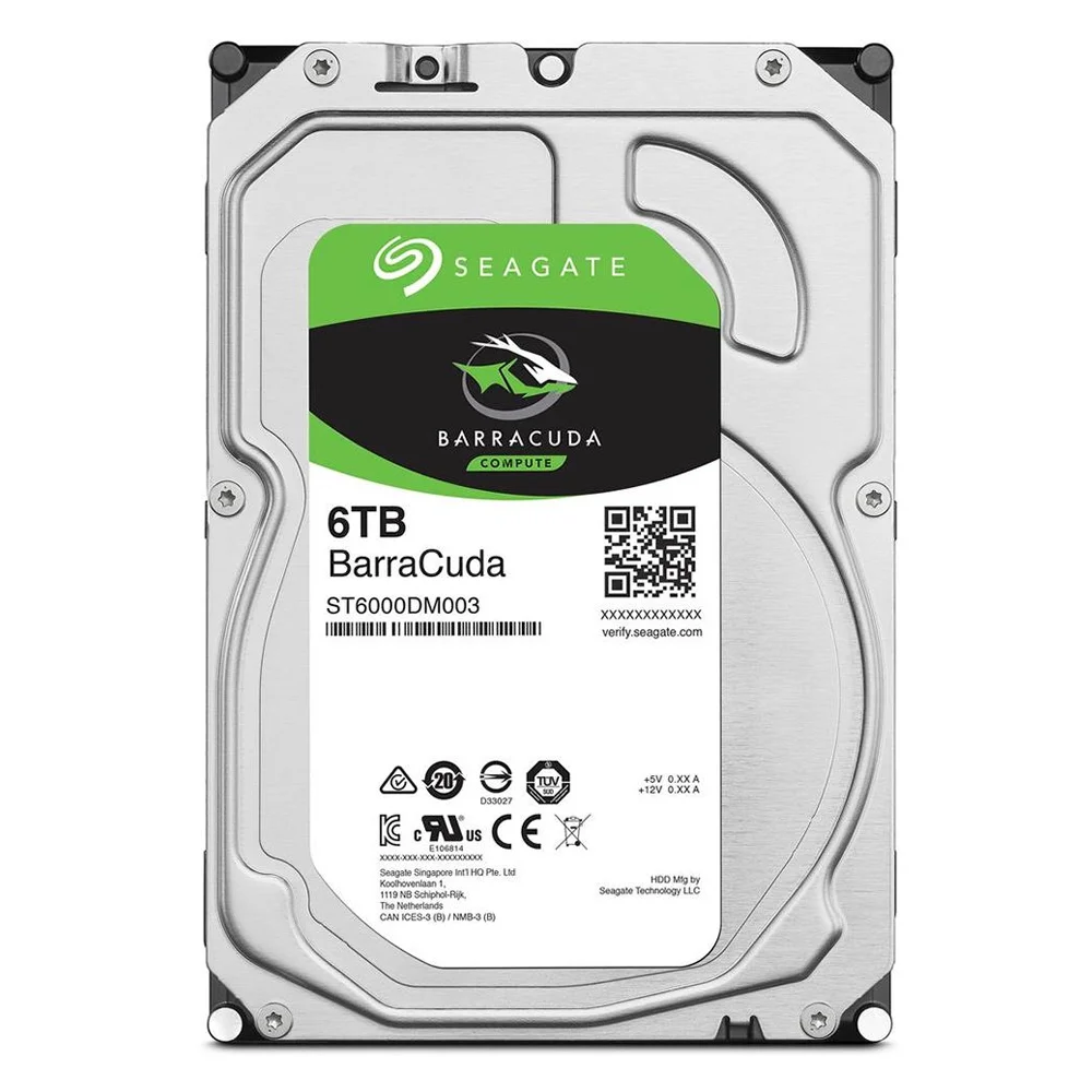 内蔵型ハードディスクドライブ ST6000DM003-2CY186 6TB HD Seagate 6TB Barracuda Para PC ST6000DM003