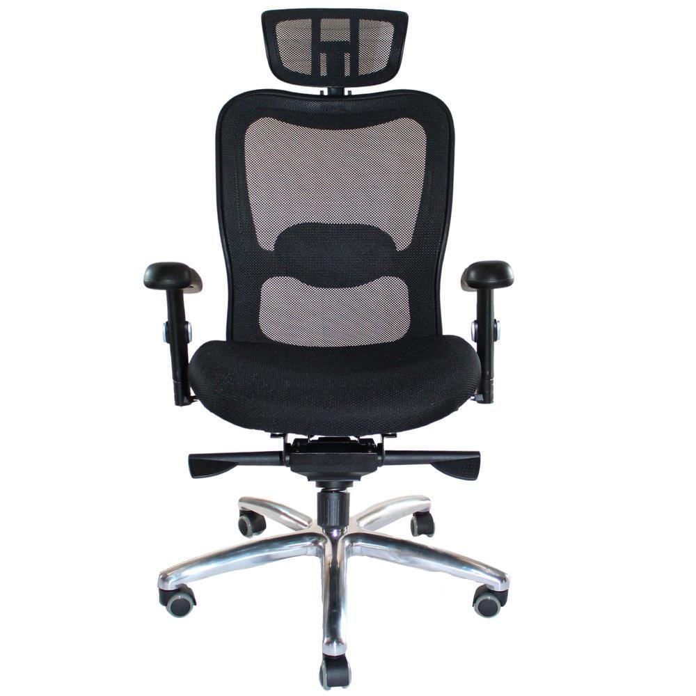 Cadeira Presidente Premium New Ergon - Preto - W-43C Cadeira Presidente Premium New Ergon - Preto - W-43C