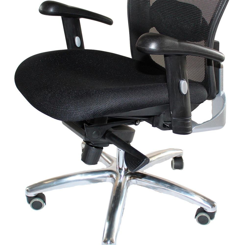 Cadeira Presidente Premium New Ergon - Preto - W-43C Cadeira Presidente Premium New Ergon - Preto - W-43C