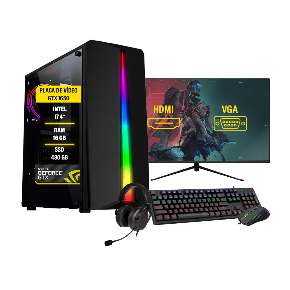 Core i7-8700 GTX1660 27インチフルHDモニター PCセット Pc Gamer I7 Geraço DDR3 Monitor 27 KaBuM