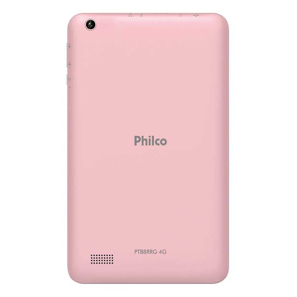 Tablet Philco 8" Multitoque, Android 10, 32GB, 2GB RAM, 4G, Rosa - PTB8RRG