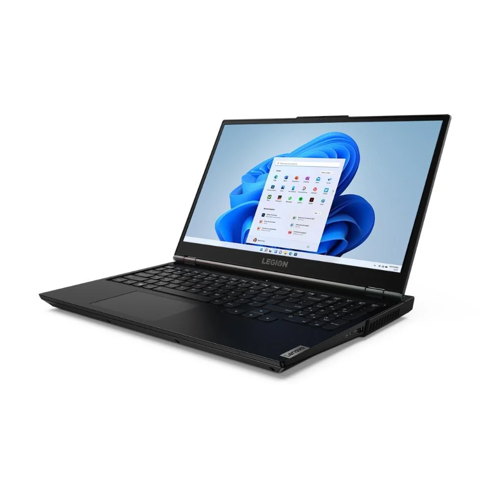 Notebook Gamer Legion 5 R7-5800H, 16GB, 512GB SSD, RTX3050, 4GB, 15.6" Full HD WVA, Windows 11, Shadow Black - 82qj0000br Notebook Gamer Legion 5 R7-5800H, 16GB, 512GB SSD, RTX3050, 4GB, 15.6" Full HD WVA, Windows 11, Shadow Black - 82qj0000br