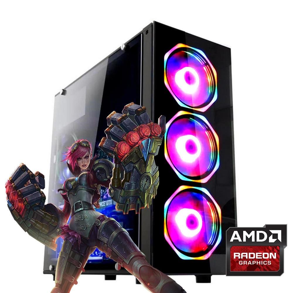PC Gamer I5 9400f 8GB DDR4 AMD Rx 550 KaBuM