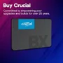 SSD Interno Crucial Bx500 240GB, 3D, Nand SATA, 2.5'', Até 540MB/s - Ct240bx500ssd1, Preto/azul