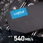 SSD Interno Crucial Bx500 240GB, 3D, Nand SATA, 2.5'', Até 540MB/s - Ct240bx500ssd1, Preto/azul