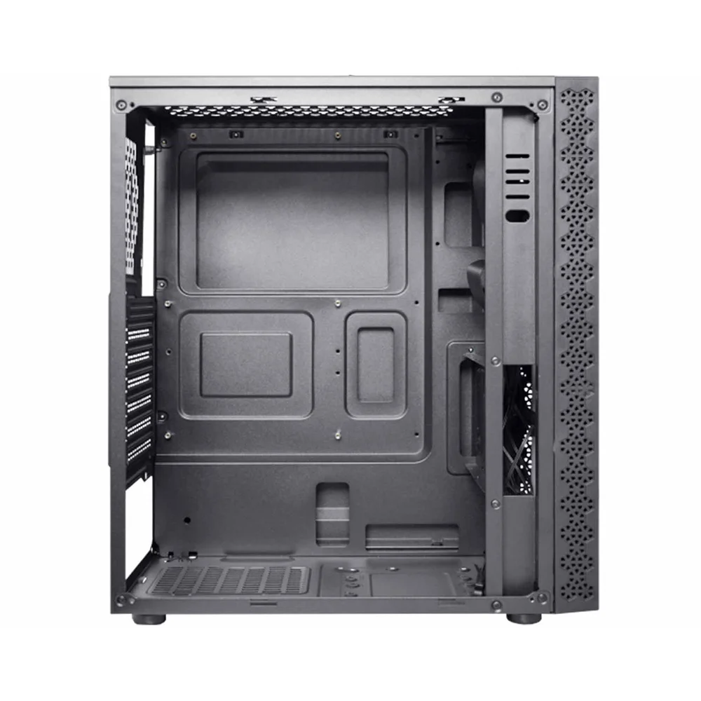 Gabinete Gamer K-mex Kratos Cg-42tp, Painel Fita LED RGB, USB 2.0, Preto - Cg42tprh001cb0x Gabinete Gamer K-mex Kratos Cg-42tp, Painel Fita LED RGB, USB 2.0, Preto - Cg42tprh001cb0x