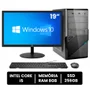 Computador Bestpc Completo, Intel Core I5, 8GB, SSD 240GB, Linux + Monitor LED 19 + Teclado e Mouse
