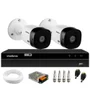 Kit 2 Câmeras Segurança Vhl 1220 B, Full Hd 1080p, Dvr Inteligente Intelbras Mhdx 1204, 4 Canais