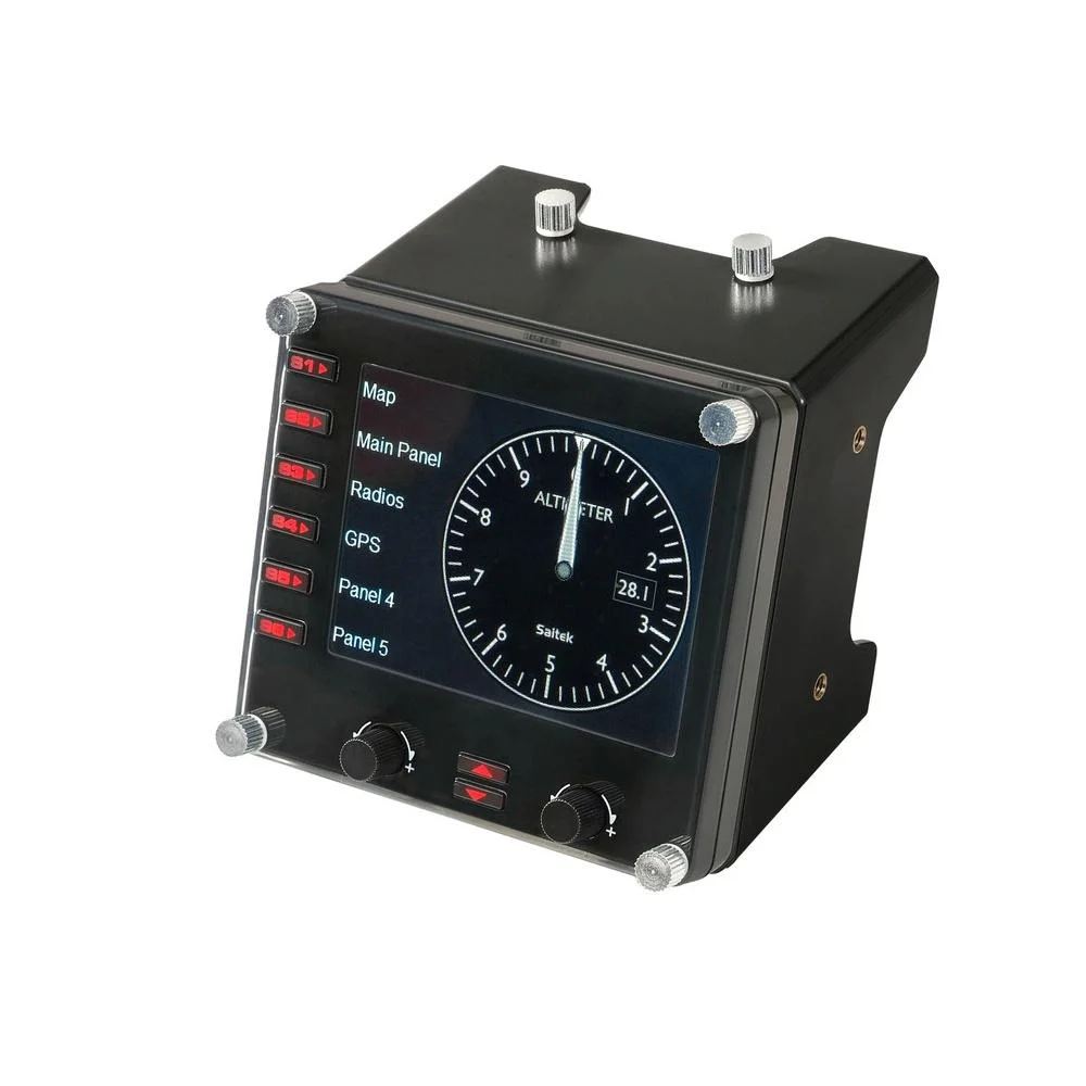 Controle Profissional Para Simulação Em Painel De Instrumentos Lcd Flight Instrument Panel 945-000027 - Logitech Controle Profissional Para Simulação Em Painel De Instrumentos Lcd Flight Instrument Panel 945-000027 - Logitech