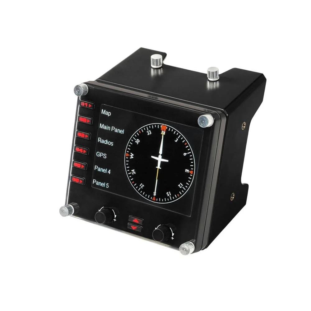 Controle Profissional Para Simulação Em Painel De Instrumentos Lcd Flight Instrument Panel 945-000027 - Logitech Controle Profissional Para Simulação Em Painel De Instrumentos Lcd Flight Instrument Panel 945-000027 - Logitech