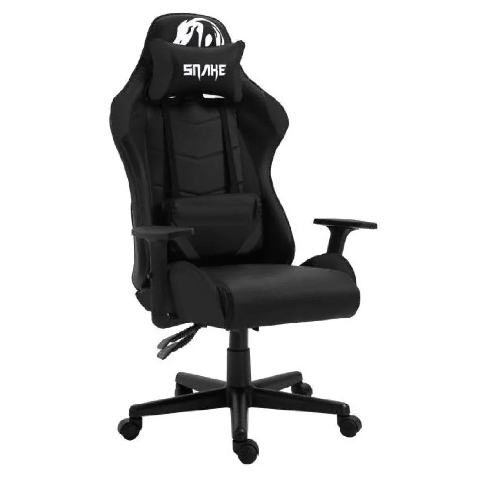 Cadeira Gamer Krait Snake, Reclinavel B88 - Preta