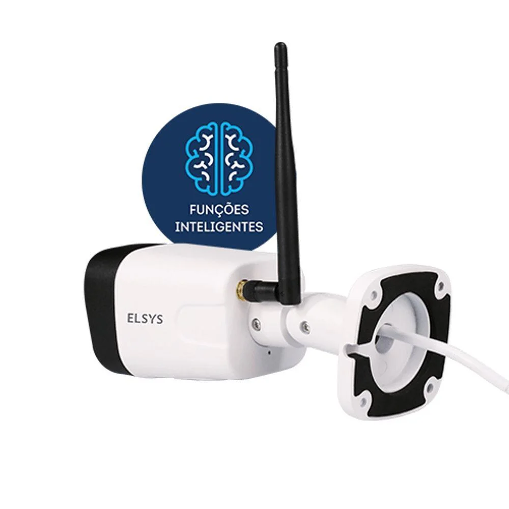Câmera Wi-fi Elsys Externa C/ Inteligência De Vídeo Full Hd Câmera Wi-fi Elsys Externa C/ Inteligência De Vídeo Full Hd
