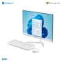 Computador All In One Ultra UB830, 23.8" Full HD, Intel Celeron N4020 Dual-Core (até 2.80GHz), 4GB RAM, SSD 120GB, Windows 11 Home, Branco