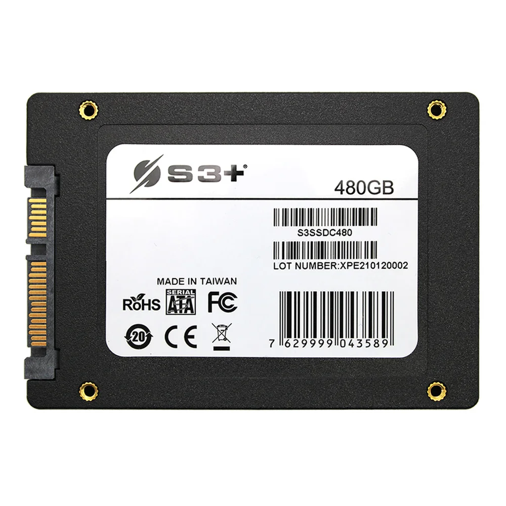 SSD S3 S3SSDc480 480GB SATA Leitura 550MBs KaBuM