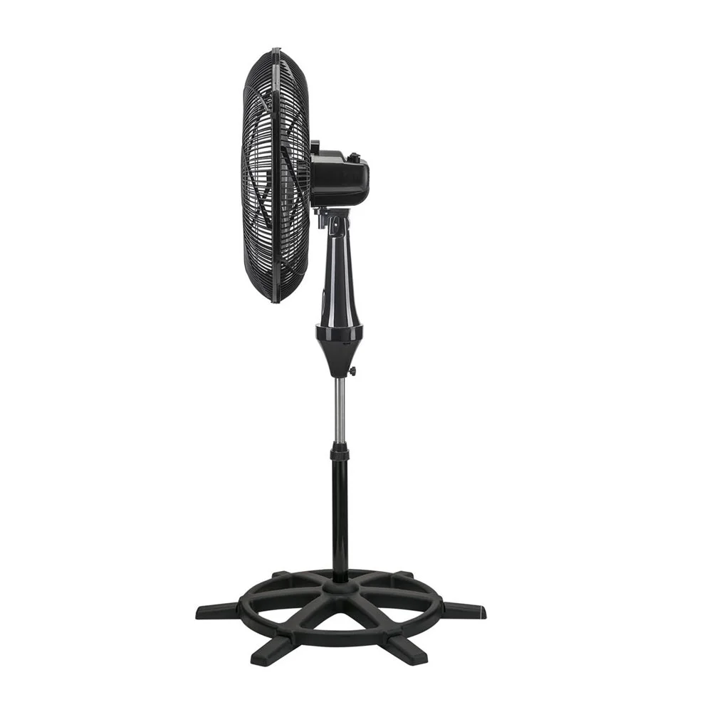 Ventilador De Coluna, Preto, 50cm, Turbo, 6 Pás Oscilante, 220v