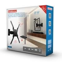 Suporte Brasforma Articulado LED/LCD, Tv 23-55" + Suporte Decodificador - Sbrp137