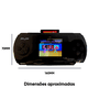 Mini Vídeo Game Portátil Tipo Psp 8bit Preto Jogos Classicos