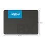 SSD Crucial Bx500, 2TB, SATA 2.5, Leitura 540MBps E Gravação 500MBps - Ct2000bx500ssd1