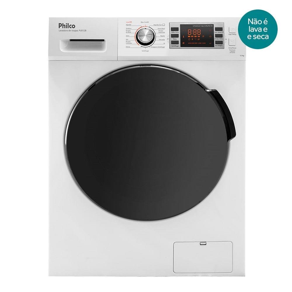 Lavadora De Roupas Philco Inverter, 12kg, 220 Volts, Branca - Plr12b Lavadora De Roupas Philco Inverter, 12kg, 220 Volts, Branca - Plr12b