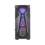 Gabinete K-Mex Warlock, Mid-Tower, RGB, Lateral Em Vidro Temperado, C/ Fita De LED - CGA1D4RH0010B0X