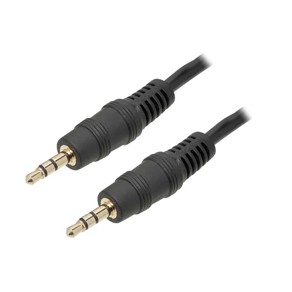 Cabo P2 X P2 Preto 180 Kabum