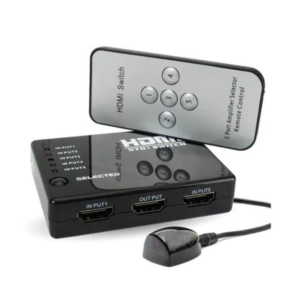 Switch Hdmi/hdtv 5x1 C/ Controle