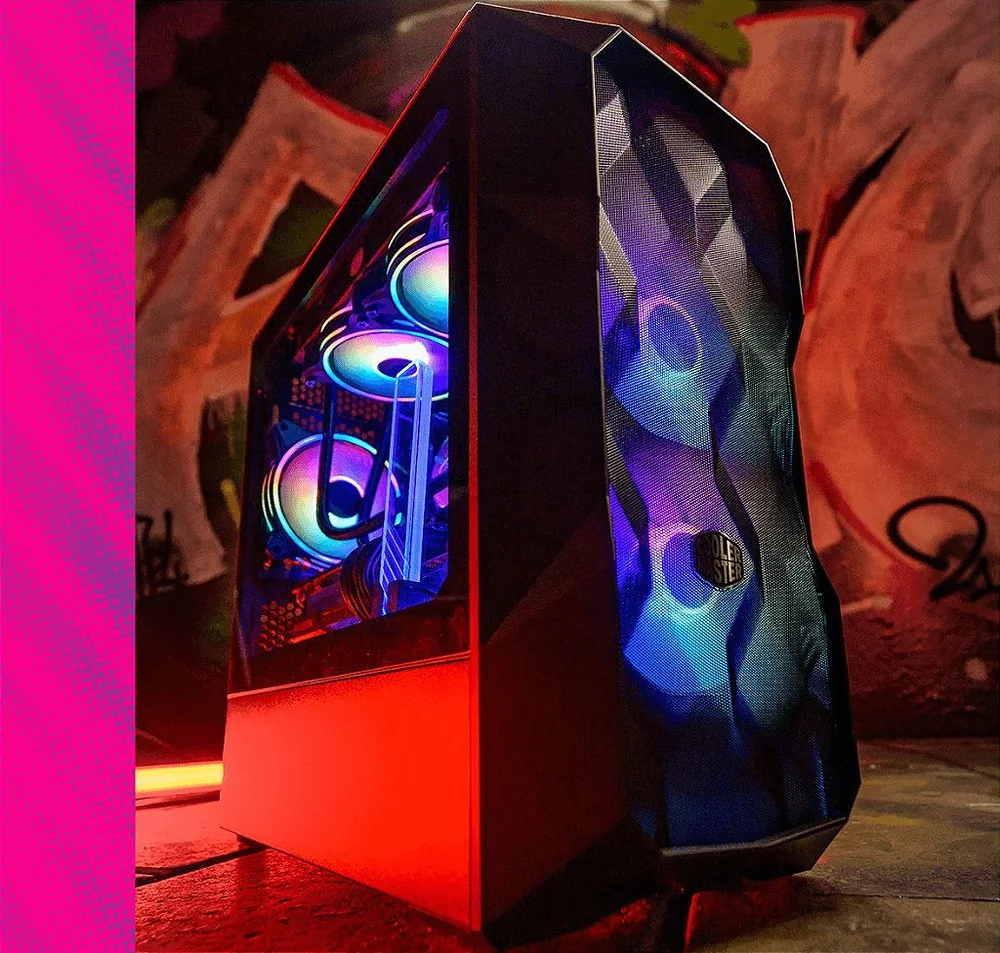 Gabinete Cooler Master Masterbox Td300 Mesh Mini Tower, Micro ATX, Lateral Em Vidro Temperado, Cooler Fan, Preto - Td300-kgnn-s00 Gabinete Cooler Master Masterbox Td300 Mesh Mini Tower, Micro ATX, Lateral Em Vidro Temperado, Cooler Fan, Preto - Td300-kgnn-s00