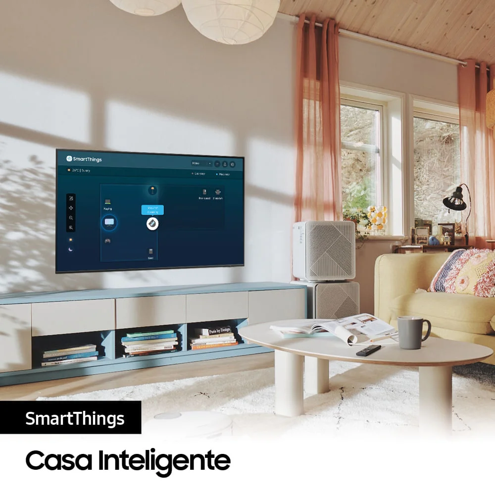 Smart TV Samsung 55 Polegadas QLED 4K, HDMI, Bluetooth, Modo Game, Som em Movimento, Tela sem limites, Design Slim - 55Q65B Smart TV Samsung 55 Polegadas QLED 4K, HDMI, Bluetooth, Modo Game, Som em Movimento, Tela sem limites, Design Slim - 55Q65B