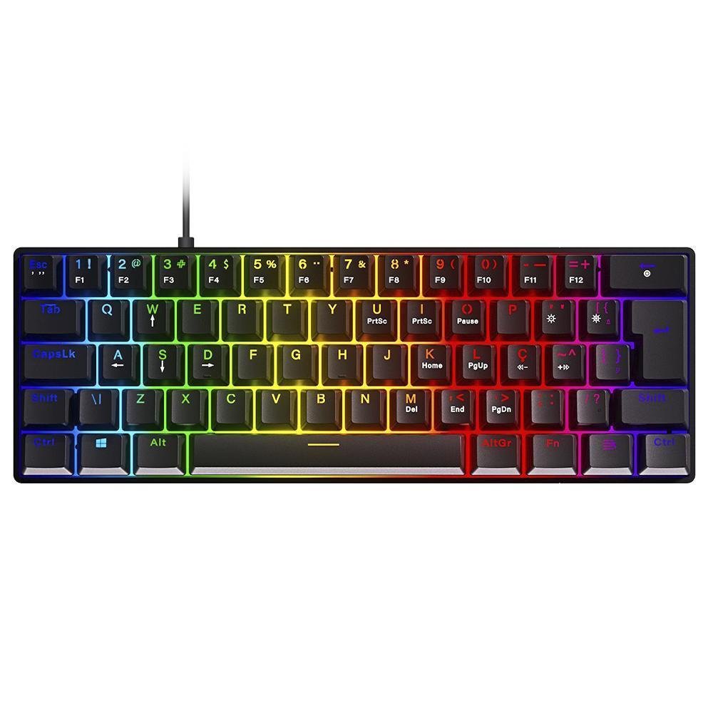 Teclado Mecanico 60 Zot Outemu Brown Led Rgb