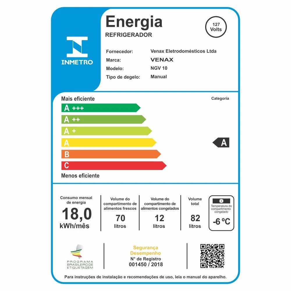 Frigobar Venax 82 Litros Turquesa 127v
