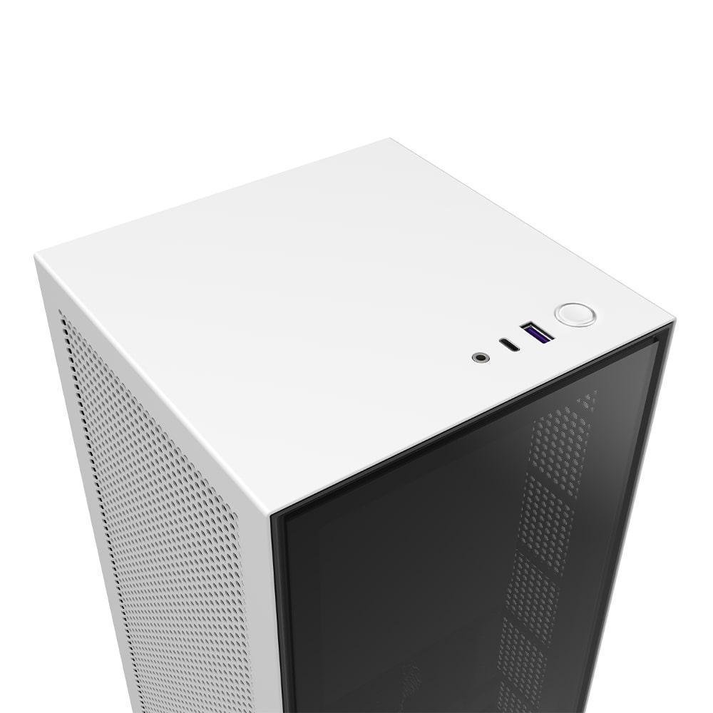 Gabinete Gamer Nzxt H1 Mini Itx Com Fonte 650w