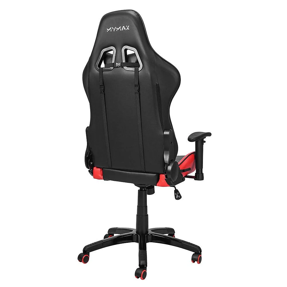Cadeira Gamer Mymax Mx5, Até 150 Kg, Giratória, Preta e Vermelha Cadeira Gamer Mymax Mx5, Até 150 Kg, Giratória, Preta e Vermelha
