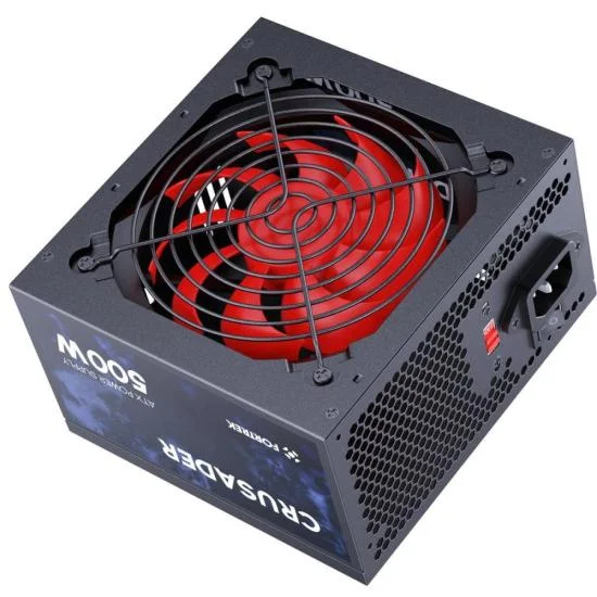 Fonte Atx Fortrek Crusader, 500w, Bivolt Manual, Cooler 120mm, Preto Fonte Atx Fortrek Crusader, 500w, Bivolt Manual, Cooler 120mm, Preto