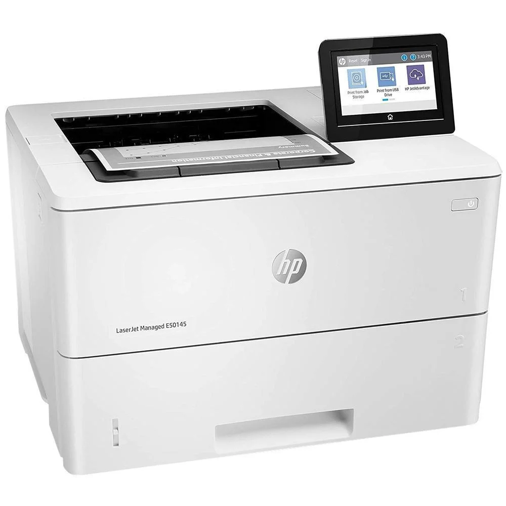 Impressora Laserjet HP Managed E50145DN, Mono, USB, Duplex, 110V, Ethernet - 1PU51A-696