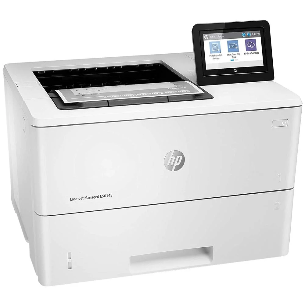 Impressora Laserjet HP Managed E50145DN, Mono, USB, Duplex, 110V, Ethernet - 1PU51A-696