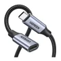 Cabo Extensor USB-C 3.1 Ugreen Gen2, Macho Para Fêmea, 10GB/s, 1M, Preto