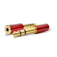 Adaptador P2 Para P10 Santo Angelo, Stereo, Niquelado, Vermelho
